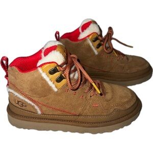 UGG Highland Hi Heritage Chestnut Fiery Red Suede Hiking Boot